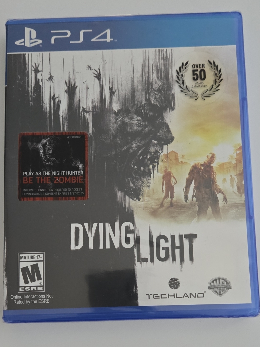 Dying Light PS4 Game - Horror Zombie Action- NEW FACTORY SEALED